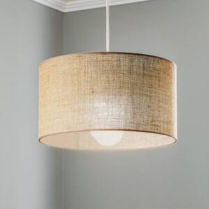 Závěsné světlo Jute cylinder hnědá Ø40cm 1 zdroj
