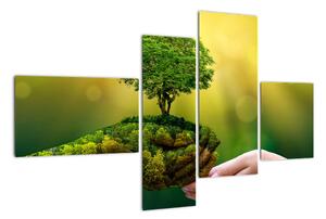 Moderní obraz - příroda (110x70cm)