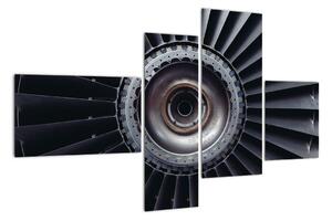 Obraz - turbína (110x70cm)