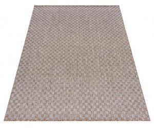 Makro Abra Kusový koberec venkovní VERANDA KM26A Sisalový šedý hnědý Rozměr: 80x150 cm
