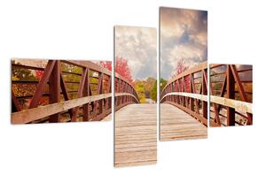 Cesta přes most - obraz (110x70cm)