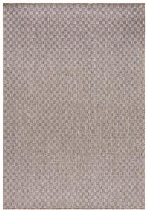 Makro Abra Kusový koberec venkovní VERANDA KM26A Sisalový šedý hnědý Rozměr: 200x200 cm