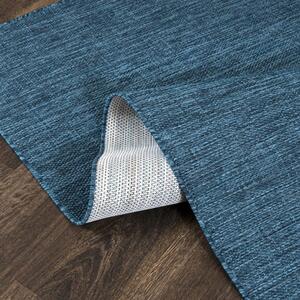 Makro Abra Kusový koberec venkovní VERANDA 6365A Sisalový tyrkysový modrý Rozměr: 200x200 cm