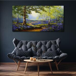 Obraz na plátně Obraz na plátně Lesní strom květiny