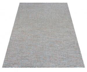 Makro Abra Kusový koberec venkovní VERANDA 6365A Sisalový modrý hnědý Rozměr: 200x200 cm