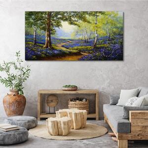 Obraz na plátně Obraz na plátně Lesní strom květiny