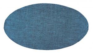 Makro Abra Kulatý koberec venkovní VERANDA 6365A Sisalový tyrkysový modrý Rozměr: průměr 120 cm