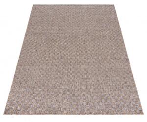 Makro Abra Kusový koberec venkovní VERANDA KM26A Sisalový hnědý Rozměr: 80x150 cm