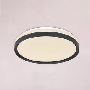 LED stropní světlo Sonny, černá, CCT, Ø 39 cm