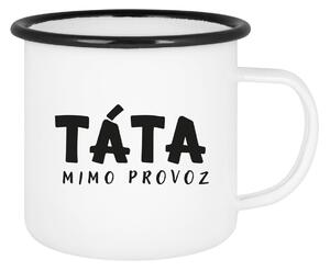TÁTA MIMO PROVOZ - bílý plecháček 350 ml