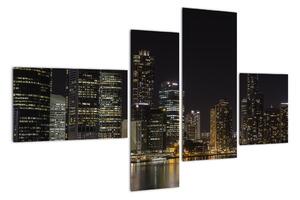 Obraz nočního velkoměsta (110x70cm)
