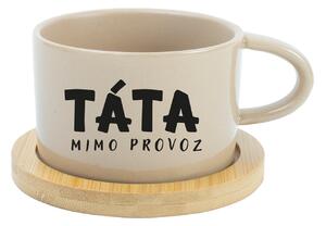 TÁTA MIMO PROVOZ - krémový hrníček makronka 200 ml