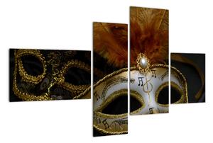 Karnevalová maska - obraz (110x70cm)