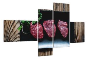Obraz - steaky (110x70cm)