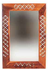 Zrcadlo Mira 60x90 z indického masivu palisandr