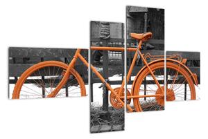 Obraz oranžového kola (110x70cm)