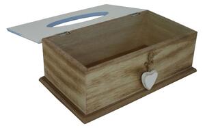 Dekorační box na tissue sv.modrý 2001151