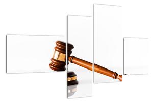 Moderní obraz - soudce, advokát (110x70cm)