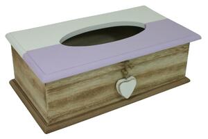 Dekorační box na tissue sv.fialový 2001150