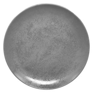 Talíř mělký kulatý 24 cm - šedá