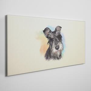 Obraz na plátně Obraz na plátně Malování zvířecí pes