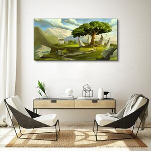 Obraz na plátně Obraz na plátně Fantasy stromové kameny
