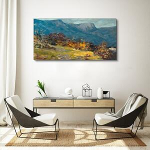 Obraz na plátně Obraz na plátně Malování přírody hory