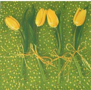 Ubrousky Žluté tulipány
