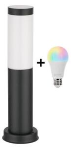 Brilagi - LED RGBW Venkovní lampa 1xE27/9W/230V 40 cm IP44 černá