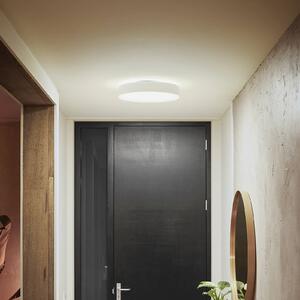 Philips Hue Stropní svítidlo Enrave LED 38,1 cm bílé, stmívatelný, Bílá / opál, Obývací pokoj / jídelna, kov, Moderní