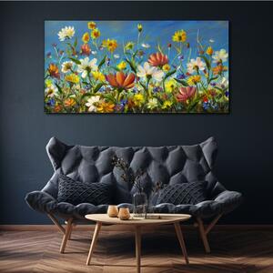 Obraz na plátně Obraz na plátně Malování květiny louka