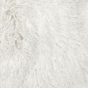 Skinnwille Home Collection Polštář tibetská kožešina Shansi, bílá, 40x40 cm