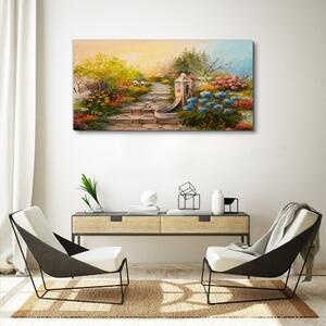 Obraz na plátně Obraz na plátně Květiny strom volně žijících živočichů slunce