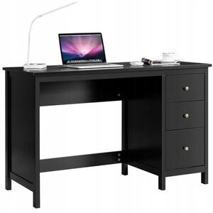Obdélníkový psací stůl Costway 120 x 50 x 75 cm černý