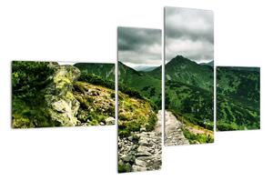 Horská cesta - obraz na stěnu (110x70cm)