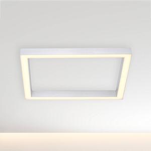 PURE Stropní svítidlo LED Lines, 55 x cm, stříbrná, dálkové ovládání, stmívatelný, Hliník / šedá / zinek, Obývací pokoj / jídelna, Hliník, Moderní