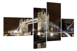 Noční Tower Bridge - obraz (110x70cm)