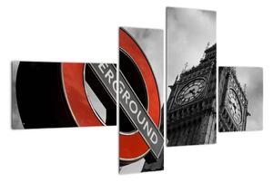 Londýnské metro - obraz (110x70cm)