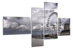 Londýnské oko (London eye) - obraz (110x70cm)