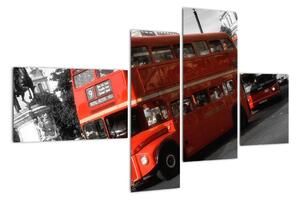 Anglický autobus Double-decker - obraz (110x70cm)