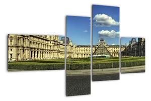 Muzeum Louvre - obraz (110x70cm)