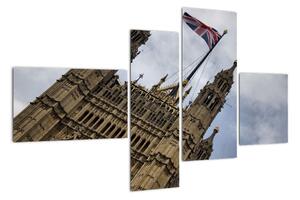 Vlajka Velké Británie - obraz (110x70cm)