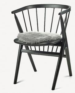 Skinnwille Home Collection Kožešina na židli Gently, světle šedá, O34 cm