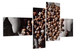 Kávová zrna - obraz (110x70cm)