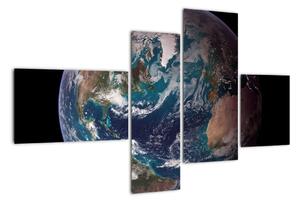 Zeměkoule - obraz (110x70cm)