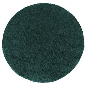 Makro Abra Kulatý koberec vhodný k praní jednobarevný Kamel tmavě zelený Rozměr: průměr 80 cm