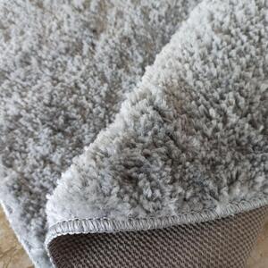 Makro Abra Kulatý koberec vhodný k praní jednobarevný Kamel šedý Rozměr: průměr 80 cm