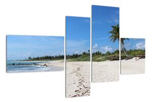 Exotická pláž - obraz (110x70cm)