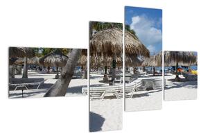 Plážový resort - obrazy (110x70cm)