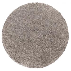 Makro Abra Kulatý koberec vhodný k praní jednobarevný Kamel Latte světle béžový Rozměr: průměr 100 cm
